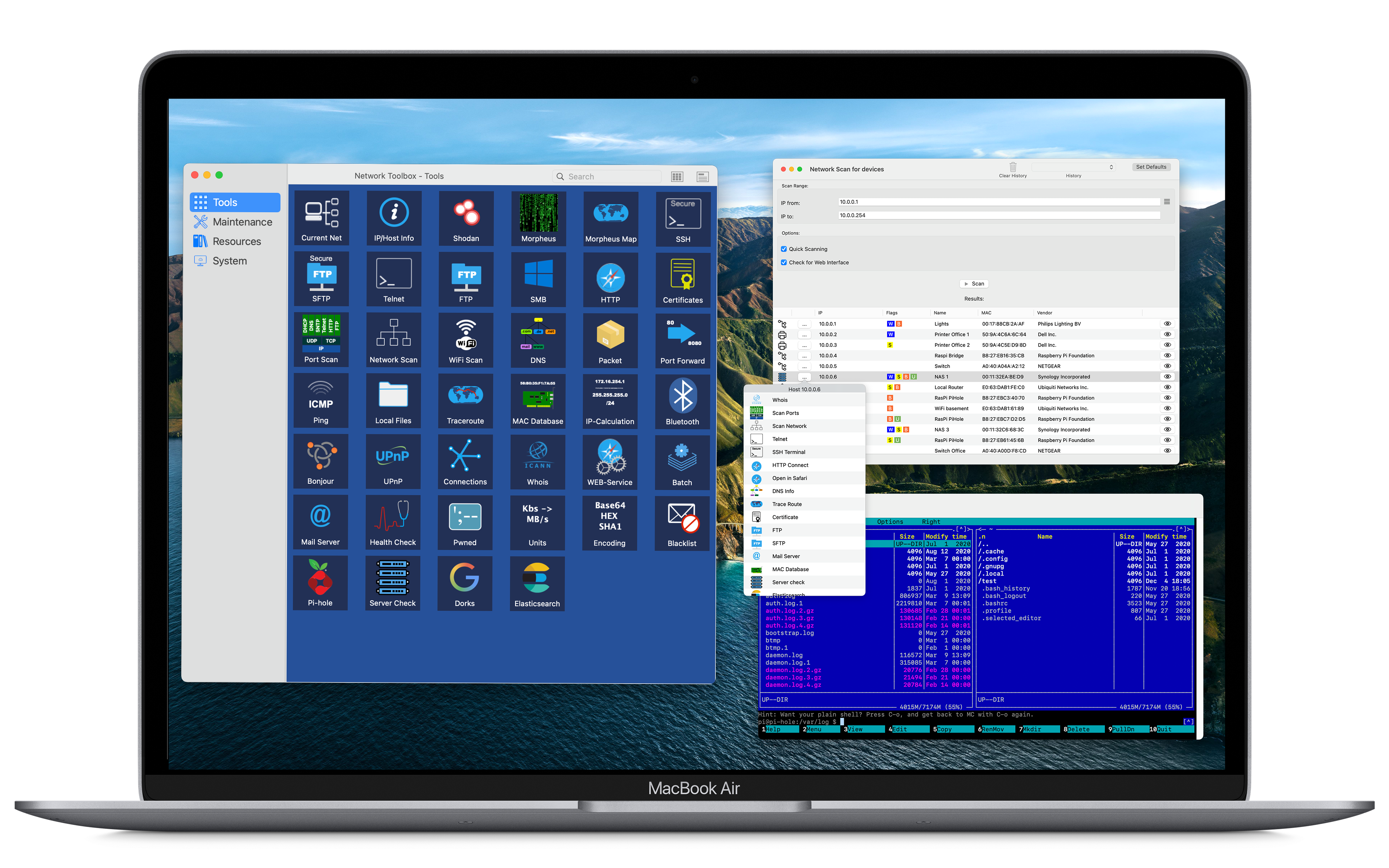 All-in-One Mac Networking Utility Offers Network Analysis & Maintenance Image